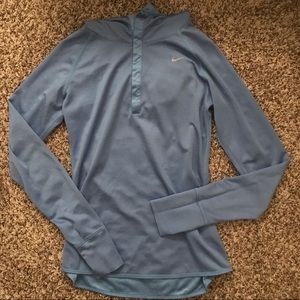 Nike dri-fit half button jacket